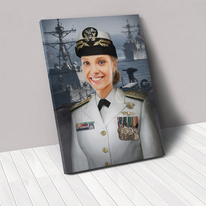 The US Navy (Female) - Custom Canvas