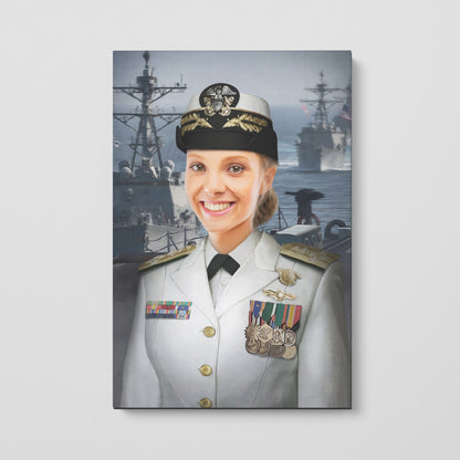 The US Navy (Female) - Custom Canvas