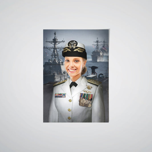 The US Navy (Female) - Custom Poster