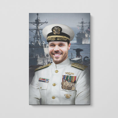 The US Navy (Male) - Custom Canvas