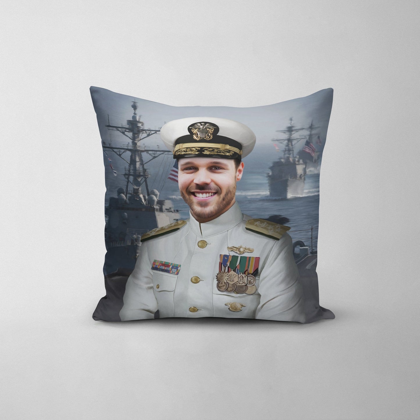 The US Navy (Male) - Custom Throw Pillow