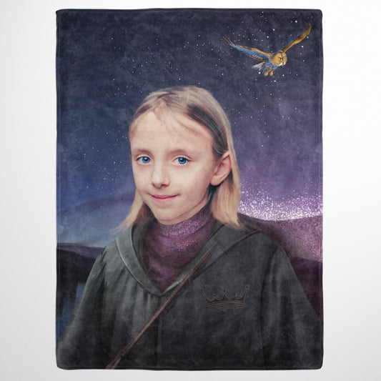 The Wizard - Custom Fleece Blanket