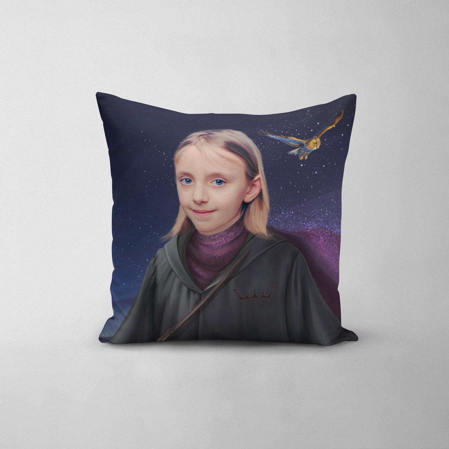 The Wizard - Custom Throw Pillow