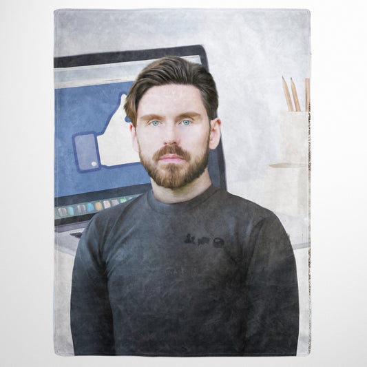 The Zuck - Custom Fleece Blanket