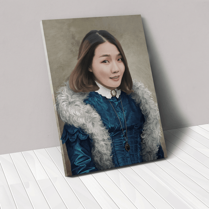 The Boa Lady - Custom Canvas
