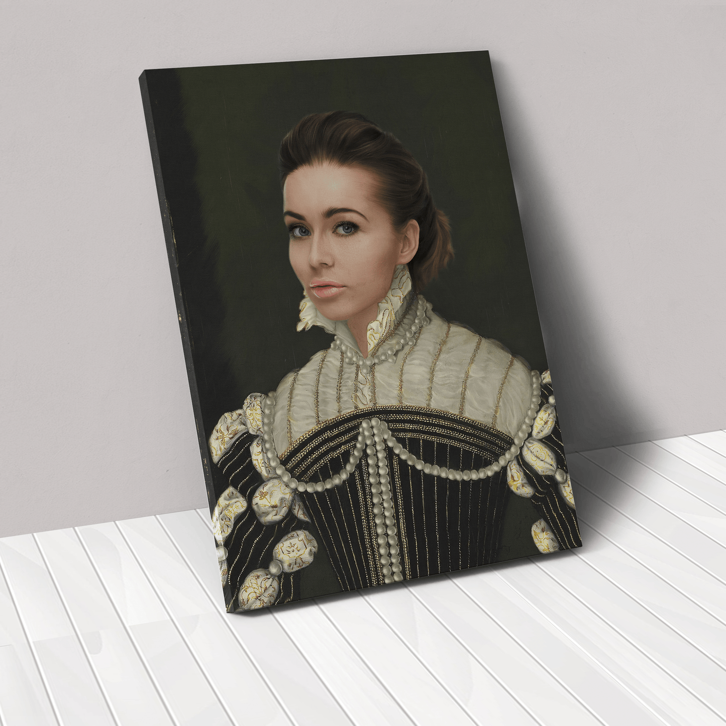 The Pearled Lady - Custom Canvas