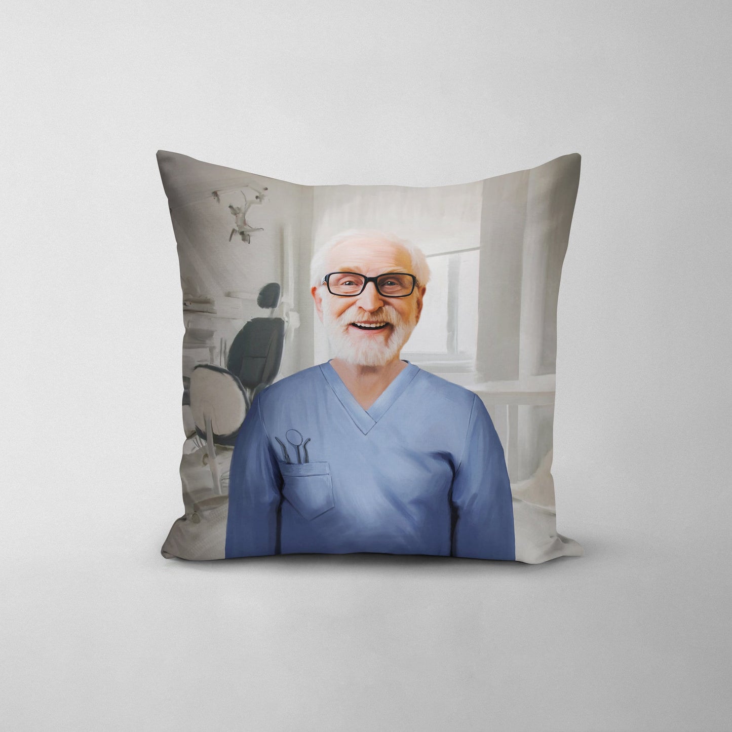 The Dentist - Custom Throw Pillow