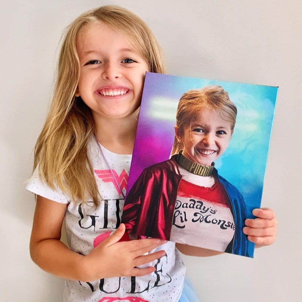 The Daddy’s Lil' Monster - Custom Canvas