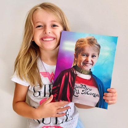 The Daddy’s Lil' Monster - Custom Canvas