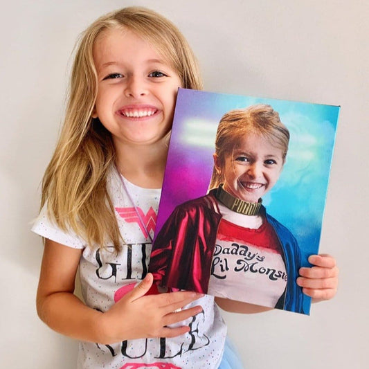 The Daddy’s Lil' Monster - Custom Canvas