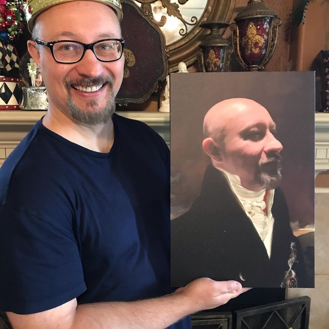 The Count - Custom Canvas