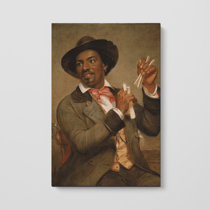 Custom Portrait of The Bone Player, 1856