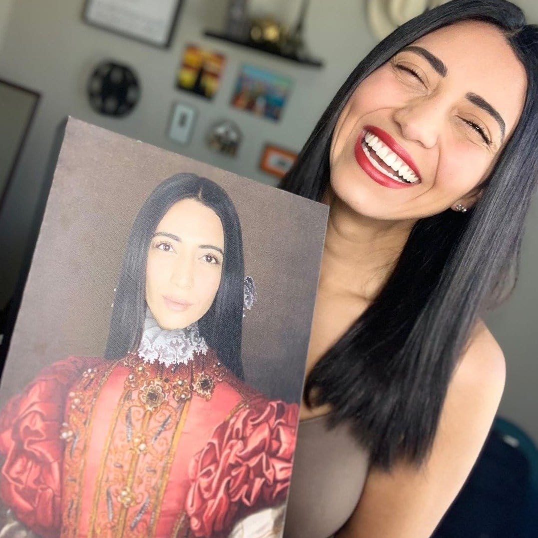 The Queen of Roses - Custom Canvas