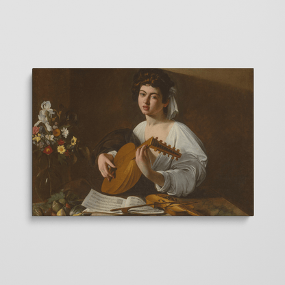 Custom Portrait of The Lute Player, 1596