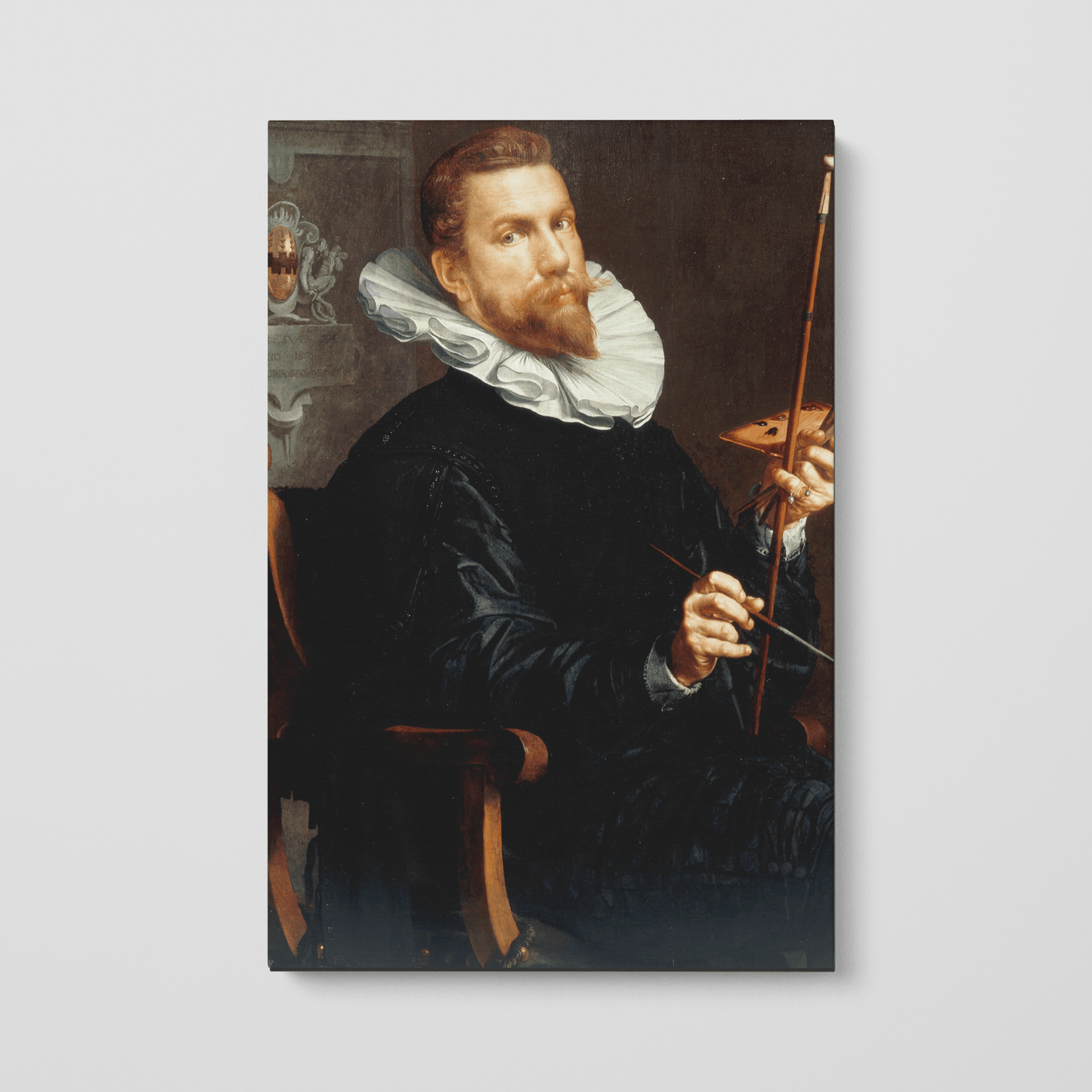 Custom Portrait of Self Portrait, 1601 by Joachim Wtewael