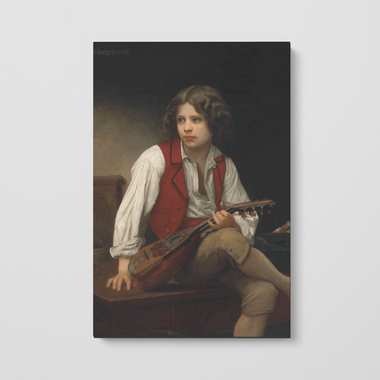 Custom Portrait of Italien a la mandoline, 1870