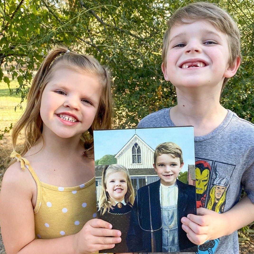 The American Gothic - Custom Canvas