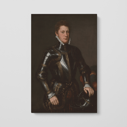 Custom Portrait of a Man in Armor, 1558 by Antonis Mor