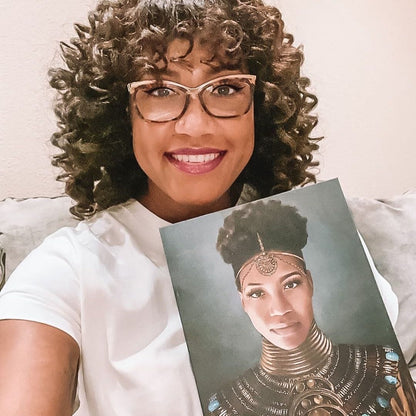 The Nubian Queen - Custom Canvas