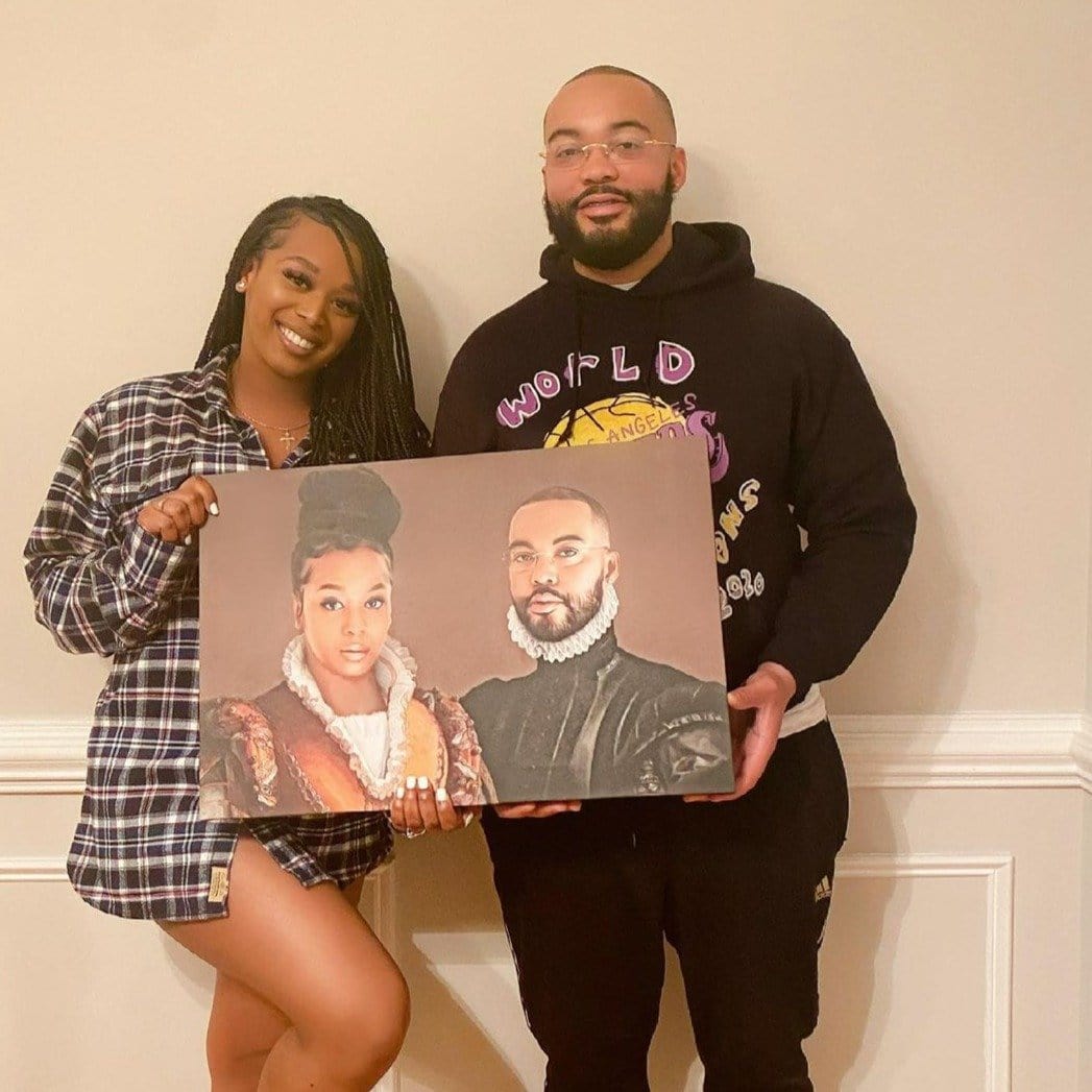 The Classy Couple- Custom Canvas