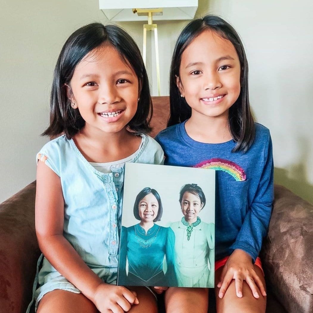 The Little Ladies - Custom Canvas
