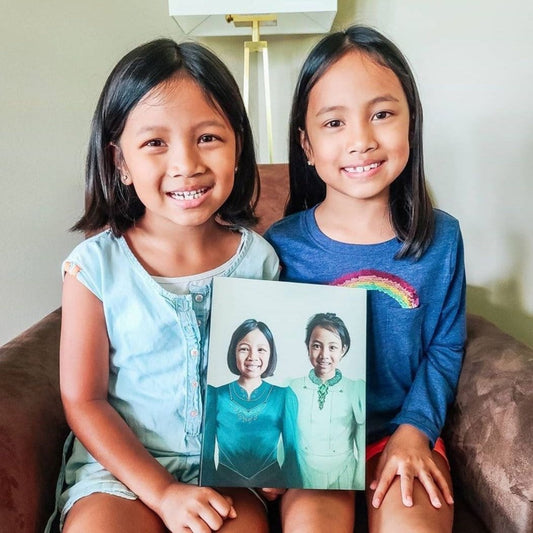 The Little Ladies - Custom Canvas