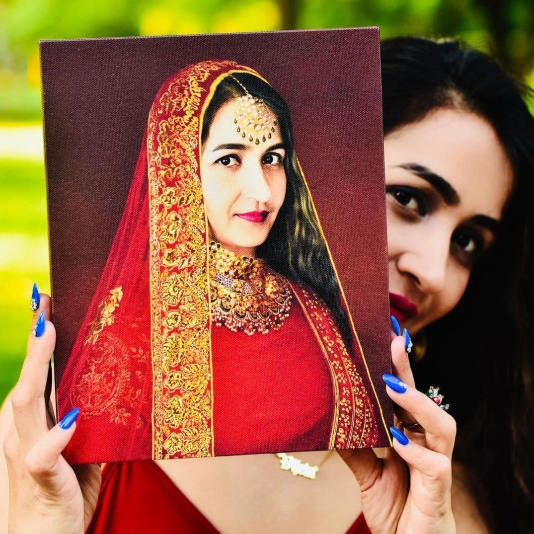 The Indian Rani | Custom Renaissance Canvas | Masterpiece Me
