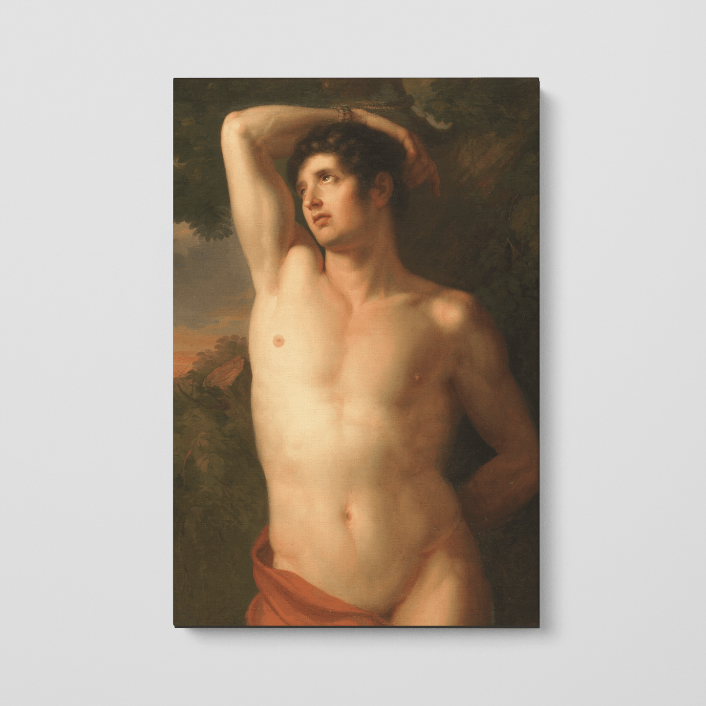Custom Portrait of Saint Sebastian by Schick Christian Gottlieb