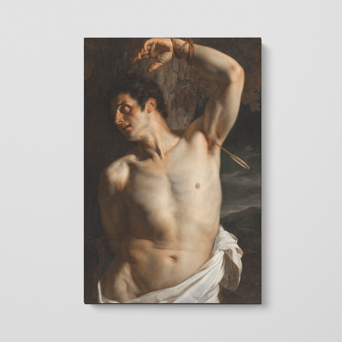 Custom Portrait of Saint Sebastian by Paul Delaroche