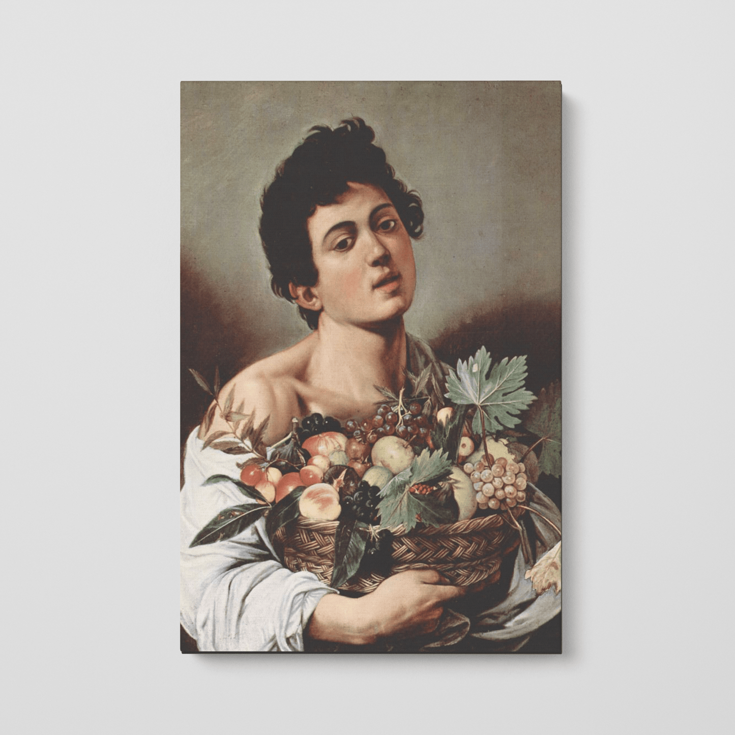 Custom Portrait of Boy with a Basket of Fruit, 1593 by Caravaggio