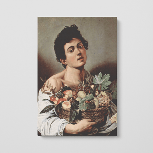 Custom Portrait of Boy with a Basket of Fruit, 1593 by Caravaggio